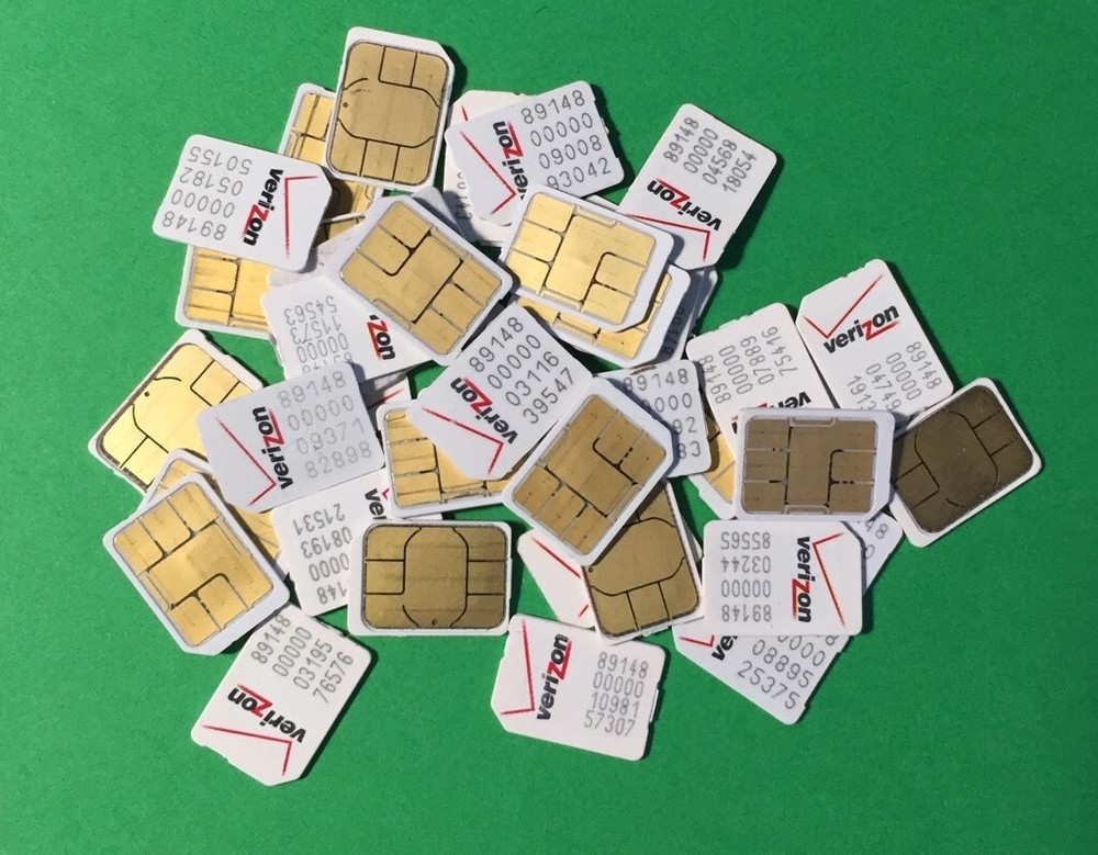 Verizon Nano SIM Card For Verizon iPhone 11 XS Max X XR 8 7 6s 6 Plus 5 5c 5s SE