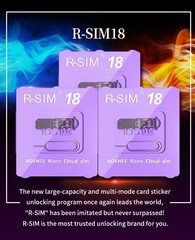 🚀R-SIM19 SIM18 QPE Stable Unlock Card for iPhone 15 Plus 14 13 Pro Max 12 IOS17