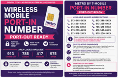 Metro T-Mobile Wireless Port-In Number Kansas 913 785 417 Port Out Ready