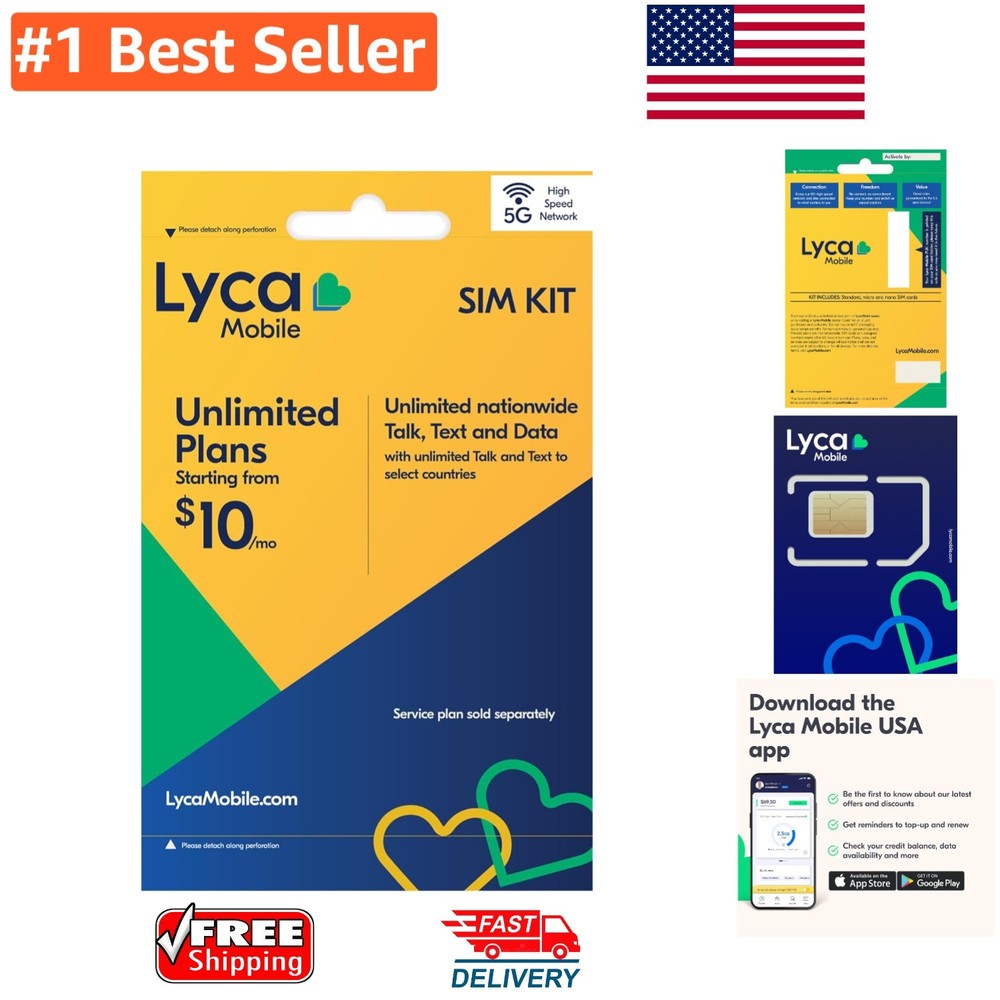 International Traveler’s Essentials: 5G Prepaid SIM Card with Unlimited Data