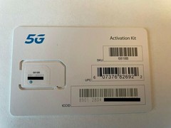 NEW AT&T 5G TRIPLE SIM CARD «3IN1» NANO, MICRO, STD 5G LTE • SKU 6818B