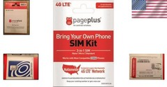 4G LTE SIM Card Kit for CDMA Phones Nano Micro Standard Activation
