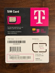 T-Mobile $50 Unlimited 5G Prepaid SIM Card | 1st Month Included