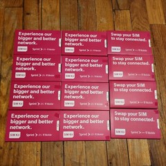 12 PACK Sprint / T-Mobile SIM Kit – Nano