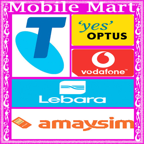 Telstra Optus Boost Vodafone AmaySIM Lebara◉$2 Tri-Cut SIM Card Starter◉3G 4G◉