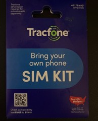 Tracfone Bring Your Own Phone Mini SIM Pack with Nano/Micro/Standard No Airtime
