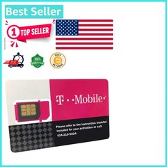 Unlimited Talk, Text & 4G LTE Data SIM Card for Unlocked GSM Phones – 30 Days