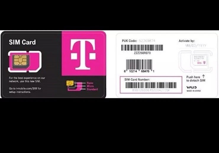 T-Mobile Triple SIM Card R15 3-In-1 Nano Micro 5G 4G LTE Lot Of 10
