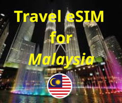 Malaysia Travel eSIM SIM Card 30 Days | 5-20GB (L) | Easy QR Code Activation