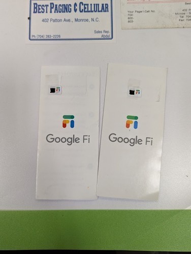 Google Fi Wireless nano SIM Card 🍉