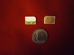 ONE Cricket CDMA Green&White Nano Size Sim Card NOT FOR ACTIVATION! *READ BELOW!