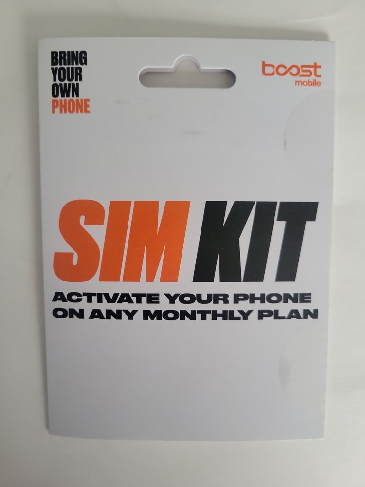 Boost Mobile BYOD SIM Card Starter Kit (Factory Sealed)