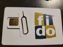 New Fido Sim Card Full Size Not Pre cut 3G 4G LTE Postpaid Prepaid Canada Plans