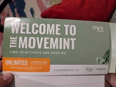 Mint Mobile Unlimited 12-Month Prepaid SIM Kit T-Mobile 5G/4G Triple Cut