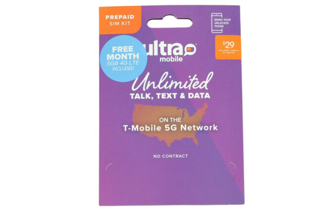 Ultra Mobile $29 Prepaid SIM Card