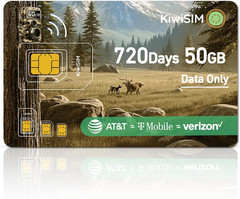 4G LTE Data SIM Card 50GB – 2 Years for Trail Camera & Security Camera, SIM Card