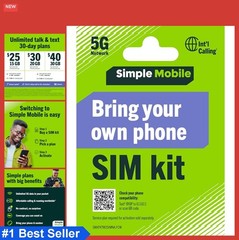 Prepaid SIM Card Kit 3in1 for Unlocked GSM Phones 4G LTE Activation