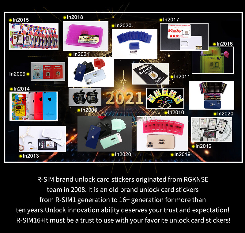 Upgrade RSIM 16+ Nano Unlock Card,for iPhone 13 Pro 12 Pro Max X XS Max 8 IOS 15