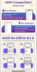 Canada Prepaid eSIM 5 Days 5GB Daily High-Speed 4G LTE + Unlimited NEW