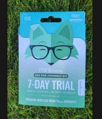 Mint Mobile 7-Day Trial Prepaid SIM Kit 5G/4G 250 Min/Text 1GB T-Mobile