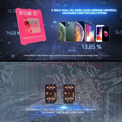 R-SIM15 Card Unlock RSIM Card Part for Phone 11/ 11 Pro Max iOS13 System