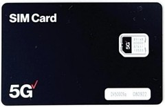 Official Verizon 5G LTE SIM Card with NFC – Perfect for New Devices, 1-Pack