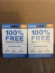 FreedomPop Bring Phone SIM Kit Free Wi-Fi Calling 100 Mb Call iPhone LOT OF 2