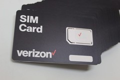 Verizon Wireless 4G LTE SIM Card – All 3 Sizes 3-in-1 4FF / 3FF / 2FF, Black