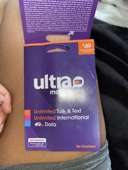 ULTRA Mobile Sim Starter Kit Metro 4g data NO CONTRACT Unlimited Talk And Text