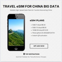 eSIM China Mainland Prepaid Data