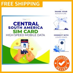 Central South America SIM Card for Valid 30 Days | 6GB Mobile Data | Colombia…