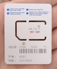 Morocco Simcard 4G SIM Card Maroc Telecom Prepaid Mobile Internet Data