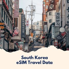 South Korea Travel eSIM Data | 1-20GB | 7-30 Days | TIKTOK CHATGPT | NON HK IP