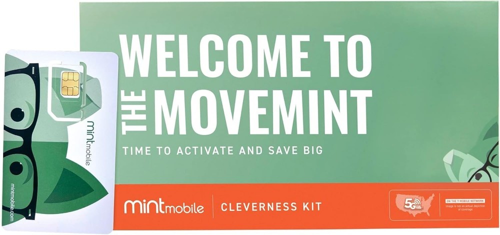 Mint Mobile Phone Plan with 23GB of 5G-4G LTE Data + Unlimited $25/mo.