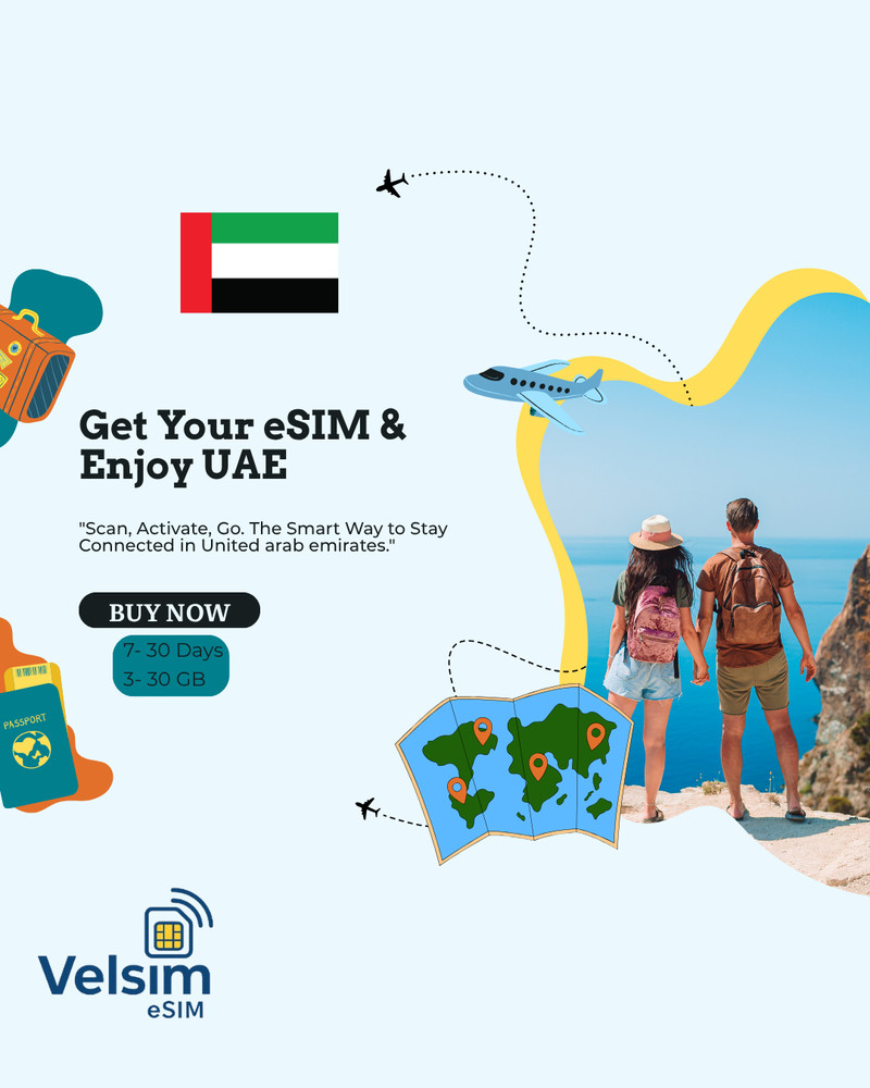 United arab emirates Dubai (esim) | 3-30GB | 7-30 Days | QR Code Fast delivery