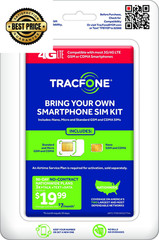 TracFone Bring Your Own Phone SIM Activation Kit – Retail Packaging