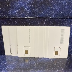 9 X Nano Sim Card 3 In 1 SIM 4G LTE
