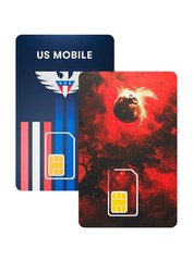Prepaid SIM Card (US Mobile) – Custom Plans from $4/mo. Unlimited from…