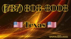 A Vanity Easy Phone Number 737-808-8008 Texas