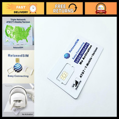 Prepaid Data SIM Card 24GB, 360-Day Plan, 4G LTE for Cameras & Hotspots – USA