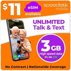 $15 Monthly Plan – Prepaid Unlimited Talk & Text + 6GB Data//