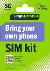Prepaid SIM Card Kit 3in1 for Unlocked GSM Phones 4G LTE Activation