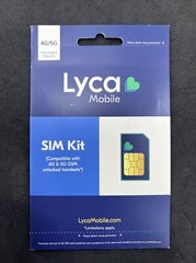 Lycamobile Triple Cut SIM CARD ACTIVATED Preloaded with 19$ Plan International
