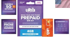 Unlimited Talk & Text 4G LTE T-Mobile SIM