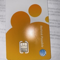 New AT&T Nano Sim Card Phone Call Lost Replace Call Free Shipping