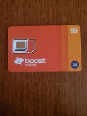 NEW Boost Mobile Sim Card – 5G – Expanded Network-TN For iPhone & Android – 5G