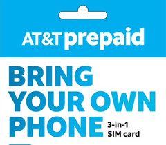 $35 AT&T Prepaid Unlimited Plan Preloaded SIM Card includes 1st Month