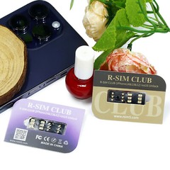R-SIM18 CLUB All System 5G Ver. Unlock Card Sticker for iPhone 14/13/12 iOS16