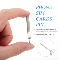 10Pcs Phone Ejecting Cards Tray Removers Universal for Mobile Phone SIM Cards .