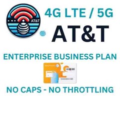 Unlimited Internet Data Plan AT&T Activated Sim Card 5G 4G LTE Rental Service